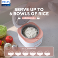 PHILIPS Mini Digital Rice Cooker 0.54L - 3 Cups For Small Families, Auto Keep Warm HD3064/62. 