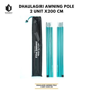 Awning Pole Dhaulagiri -Tiang Flysheet Double Dhaulagiri - Tarp Pole - Tiang Alumunium Alloy Ultralight