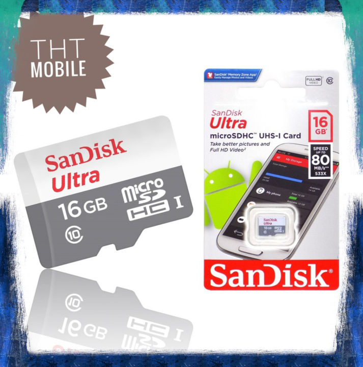 Original SanDisk Ultra microSDHC UHS-I Memory Card 16GB/32GB/64GBc