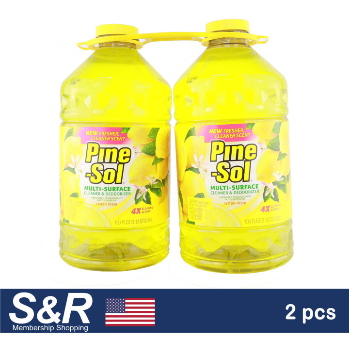 PineSol MultiSurface Cleaner Lemon 2 containers Lazada PH