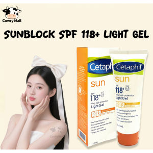 Cetaphil Sunblock SPF 118+ Light Gel Face & Body 118ml Sunscreen Protection