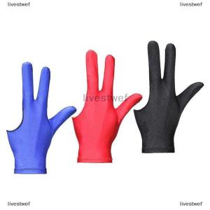 [COD] livestwef Three-finger Gloves Pool Gloves Left Hand Average Size Billiard Supplies Smooth Biliardo Guanti Snooker Billiard Glove