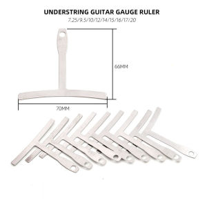 9Pcs Alat Pengukur Gauges Radius Senar Gitarbass Bentuk T Shape
