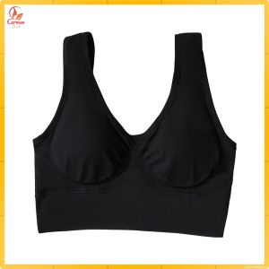 Sport Bra Wanita Vneck Tanpa Kawat Bralette / Pakaian Dalam Wanita Olahraga Gym Fitness CF P344