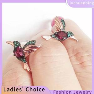 [COD] liuchuanbing Jewellery Hummingbird Long Drop Earrings Bird Pendant Tassel Pendant Earrings