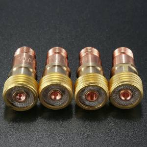 PL Achieve Flawless For Tig Welds with Brass Collets Body Stubby Gas Lens with Mesh