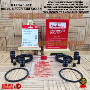 SEAL SIL KIT REM CAKRAM DEPAN NISSAN LIVINA KIRI KANAN 1SET UNTUK 2 RODA SEIKEN
