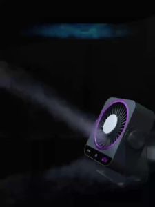 2026 New Portable Ice Cooling Desk Fan Ultra-Quiet Personal Fan