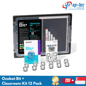 Ozobot Bit+ Classroom Kit 12-pack Educational Robot Toys for Kids Ages 6+ Kids & Student Beginners