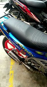 Knalpot racing  buat satria 2 tak hiu dan lumba ful Stenlis
