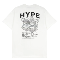 HYPE 2024 New Year limited festive graphic crewneck T-shirt for men and women trend Loose all-matching cotton top TEE. 