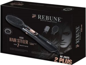 REBUNE RE-2025-2Plus Hot Air Styler 1200W 3 In 1 Hair Styler One-Step Volumizer Hair Dryer Brush