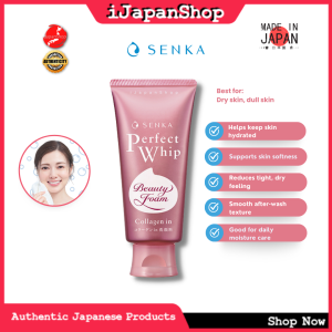 Senka Perfect Whip Facial Wash Foam Cleanser | Deep Cleansing Gentle Foam | Japan 120g