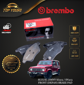 BREMBO SUZUKI JIMNY SJ413 / SN413 FRONT (DEPAN) BRAKE PAD 100% ORGINAL
