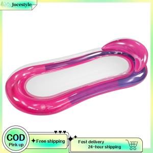 [Jocestyle Outdoor Mall]PVC Inflatable Hammock Bed Portable Water Recliner Mats Leak Proof Nozzle Waterproof Wear Resistant Swimming Pool Accessories