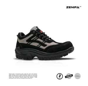 Zenifa - Sepatu Safety Forest Pria Ujung Besi Proyek Kerja Lapangan Trecking Touring Endure
