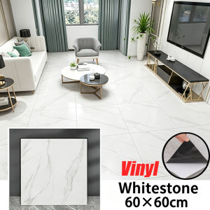 【NEW】55PCS 60X60CM Self-Adhesive Vinyl Tiles Marble PVC Floor Stickers Flooring Waterproof Anti-Fouling Vinyl Flooring Sticker Decoration For Kitchen Venyl Tiles Sticker Waterproof Adhesive or Home Office Decoration for flooring