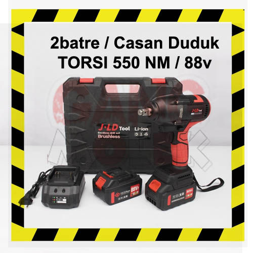 MESIN BOR IMPEK INPEK JDL JLD 88F CORDLESS IMPACT WRENCH TORSI BADAK