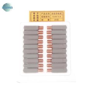 XUNYU3 หัวเชื่อม15AK 2ชิ้น เซ็ตหัวเคลือบใหม่ป้องกัน25มม. หัวฉีดแก๊ส M6 0.8-1มม. ชิ้นส่วนเครื่องมือเชื่อม MIG