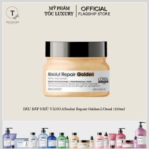 Dầu hấp phục hồi tóc Loreal Absolut Repair 250ml-500ml hấp kem bơ