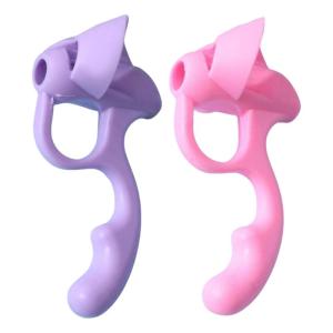 Five Finger Pencil Holder Grips Ergonomic Silicone Pen Grip Writing Aid Gripper For Children Preschooler Toddler Adult