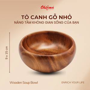 Tô Canh Gỗ Ohi@ma - Wooden Bowl Ohi@ma