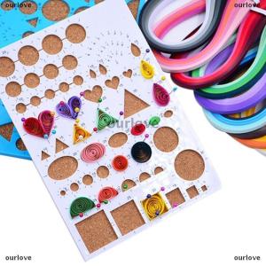 [COD] ourlove แถบกระดาษม้วนกระดาษโอริกามิกระดาษดาวนำโชคของขวัญงานฝีมือ DIY 100ชิ้น