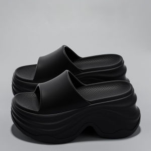 [Free Shipping] Extra-Thick-Soled WomenS Slippers 2026 New Summer Style With EVA Platform Soles Non-Slip Suitable For Outdoor Wear High Heels Beach Sandals