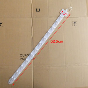 MD แถบพลาสติกสําหรับแขวนขนมขบเคี้ยว 1.3 MM 12 ตะขอ Supermarket hook