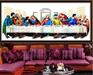 New full drill diamond painting last supper cross stitch embroidery kits 5D DIY Jesus religious icon decoration