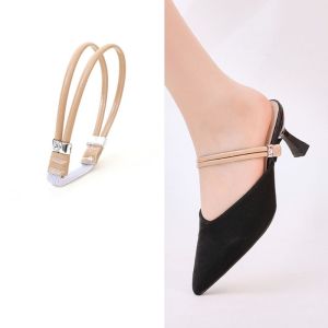 GOOTRADES Anti-slip Straps Elastic Fixing Straps Detachable Fixed Strap Prevent Falling Off High-heel Shoelaces Multi-color Comfort Womens Shoelaces Women