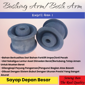 Karet Bushing Arm/Bosh Sayap Depan Besar Extril Gen 1 Harga 1Set(2Pcs)