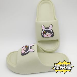 [Free Shipping] Home EVA Slippers Thick-Soled Couple Style DIY Cartoon Design Suitable For Boys And Girls Simple And Comfortable To Wear