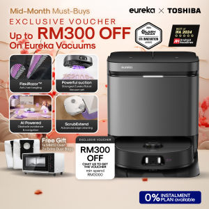 Eureka J15 Pro Ultra Flagship Robot Vacuum | 75°C Hot Water Mop Washing | 16200 Pa Powerful Suction Vakum 吸尘器