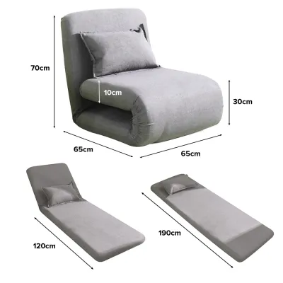 (JIJI.SG) NEIGE Foldable Tatami Lazy Sofa - Foldable Sofa Bed / Floor Chair