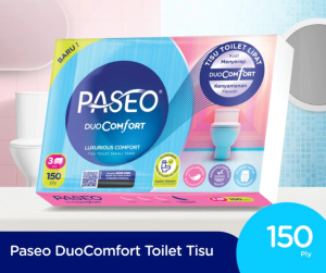 Tissue Paseo Duo Comfort Toilet Interfold Travel Pack 150 Ply