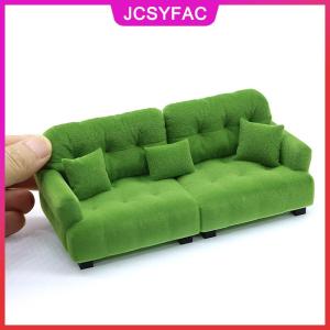 JCSYFAC Dollhouse mô phỏng đổ xô sofa mô hình Dollhouse mini phòng khách đồ nội thất trang trí phụ kiện giả vờ chơi đồ chơi