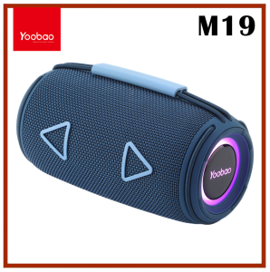 Yoobao M19 HiFi Stereo Bass V5.3 Portable Wireless Multi Function RGB Speaker with Holder Widely Compatible