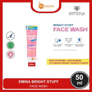 Emina Bright Stuff Face Wash 100ML/50ML - Sabun Muka Cerah Glowing Anti Kusam