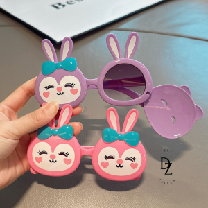 【READY STOCK】Cute Bow Sunglasses Kids UV Protection Sunglasses Fashion Childrens Polarized Sunglasses (KA84)