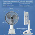 Mini Clip Fan multifunctional Rechargeable USB charging handheld fan clip mini Desk electric fan. 