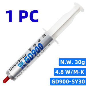 GD900Thermal Grease Processor Thermal Paste 30g 4.8 W/M-k For CPU GPU PS5 Printer Heat Sink Cooling Cooler Compound Silicone SY30