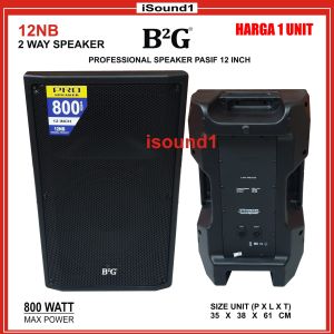 SPEAKER PASIF B2G 12 INCH 12INCH 12 IN 1 UNIT MODEL YAMAHA IMPORT