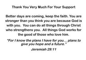 Thank You Card / Sticker with Inspiring Motivation Quote