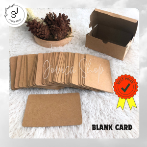 BLANK CARD/KARTU UCAPAN POLOS (1PAK 50-60 LBR)