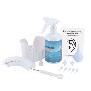 500Ml ráy tai Rửa Kit Thủy Lợi nước rửa máy vệ sinh tai Đặt ráy tai Loại Bỏ Công Cụ nước nhựa Thủy Lợi Chai xông Tai Rửa An Toàn Bóp