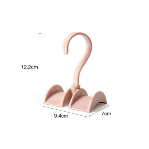 แขวนเข็มขัด ตะขอเก็บกระเป๋าในตู้เสื้อผ้า ได้ 360 องศา ที่แขวนหมวกและผ้าพันคออเนกประสงค์