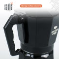 Mokapot Espresso Maker 6 Cup 300ml Coffee Alat Seduh Kopi Bubuk Moka Pot. 