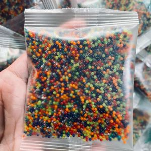 7-8mm Crystal Soil Hydrogel Gel Water Beads Growing Water Balls Home Decor Kids Ball Toy Multi-Color Choices charmingly