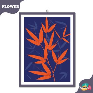 TENNESY HIASAN DINDING WALL DECOR FLOWER BUNGA 15x20CM PAJANGAN KAYU POSTER DEKORASI KAMAR RUMAH
